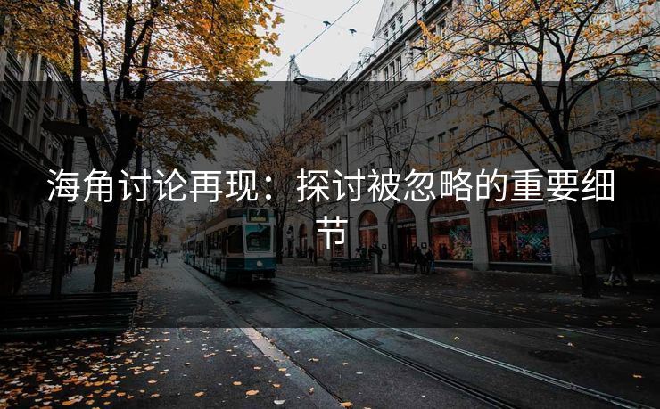 海角讨论再现：探讨被忽略的重要细节